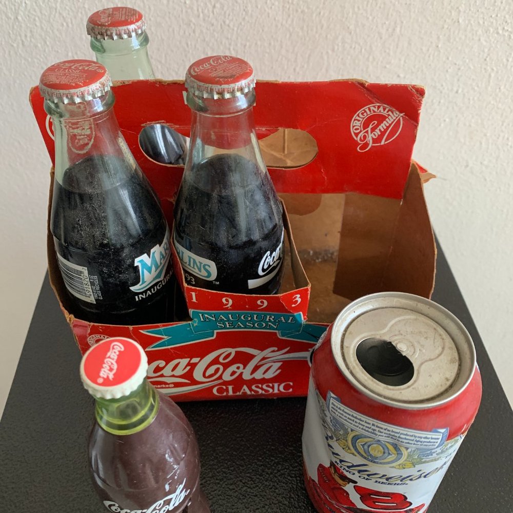 3 bottles COCA -COLA Can Beer Cola Advertising toy - Picture 2 of 9